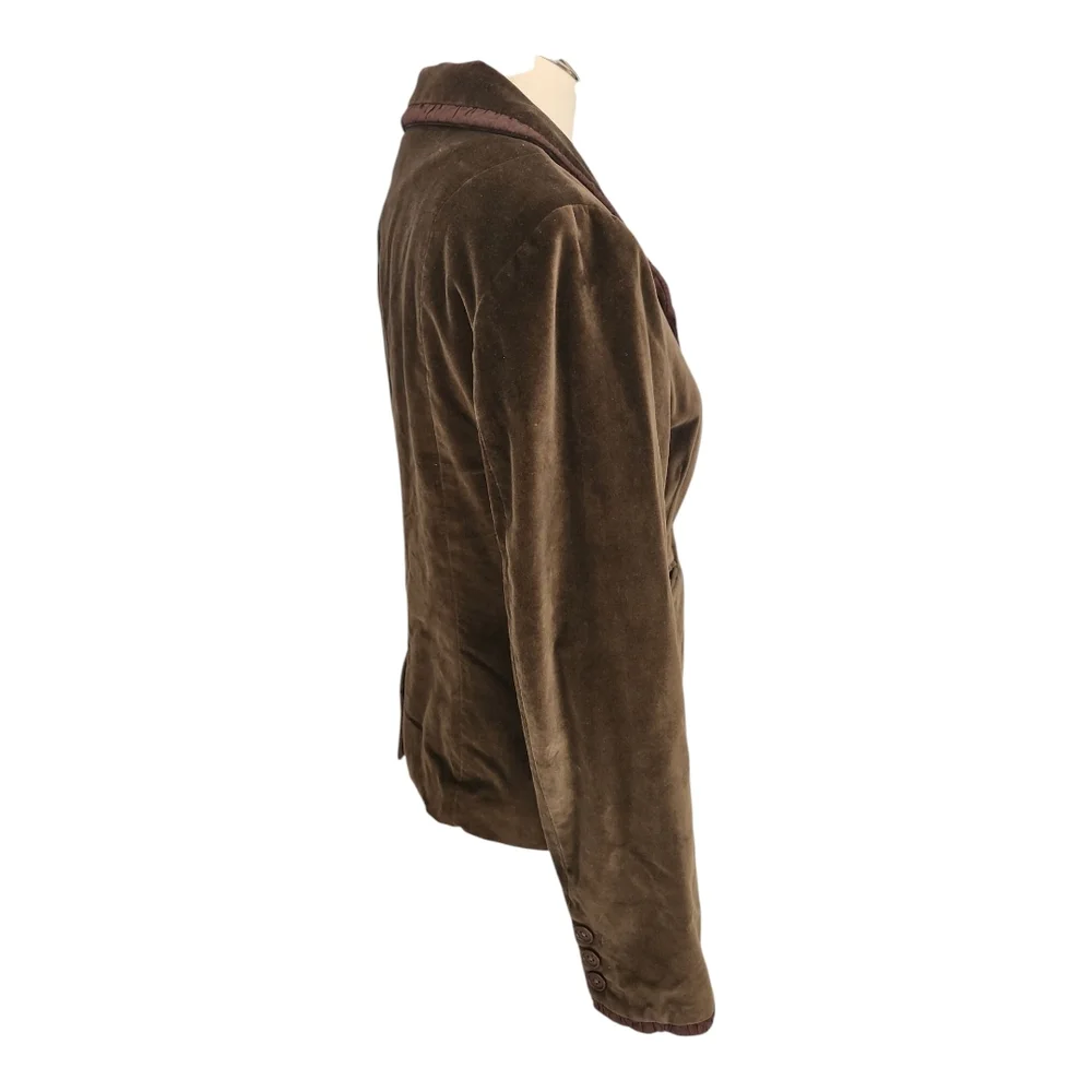 Boden Rosebury Brown Velvet Blazer | Size US 12 (Fits Small) - Picture 5 of 11